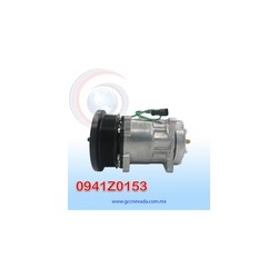 COMPRESOR 709 SHD7H15 4487/4726 TOMA HORIZONTAL MUFFLER PAD GK R-134-A 8 OREJAS 8PK 132MM 24V NEVADA ASIA | GCC NEVADA