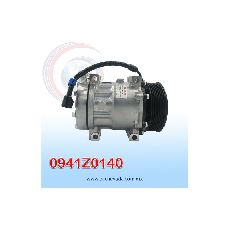 COMPRESOR 709 SD7H15 TOMA VERTICAL O-RING R-134-A T/P 8PK 123MM 12V NEVADA ASIA | GCC NEVADA