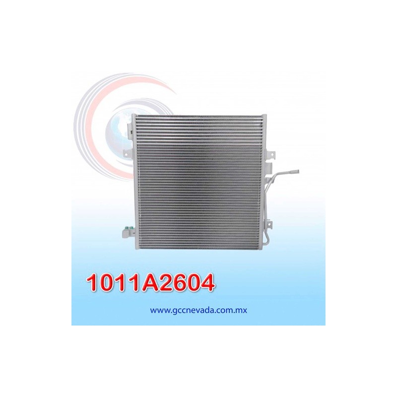 CONDENSADOR JEEP CHEROKEE LIBERTY AÑO 08/13 / DODGE NITRO 07/12 R-134-A S/FILTRO C/ENF DE ACEITE NEVADA ASIA | GCC NEVADA