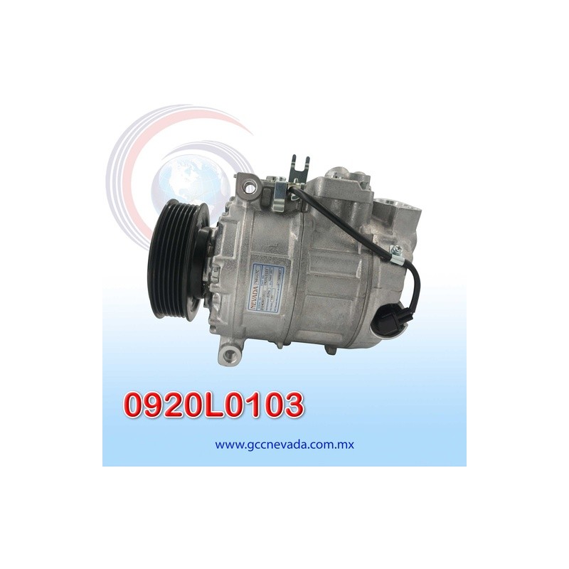 COMPRESOR VOLKSWAGEN AMAROK AÑO 11/16 / TRANSPORTER 10/16 T/P 6PK 12V 6SEU14 NEVADA ASIA | GCC NEVADA