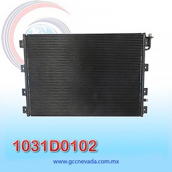 CONDENSADOR KENWORTH DE LA MONTAÑA T400 AÑO 95/00 / T600A / T800 / W900 99/07 S/FILTRO NEVADA ASIA | GCC NEVADA