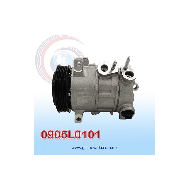COMPRESOR DODGE JOURNEY 2.4L AÑO 09/20 / AVENGER 08/14 / CHRYSLER SEBRING 07/10 / 200 11/14 T/P 6PK R-134-A 12V 120MM 6SEU16C NE