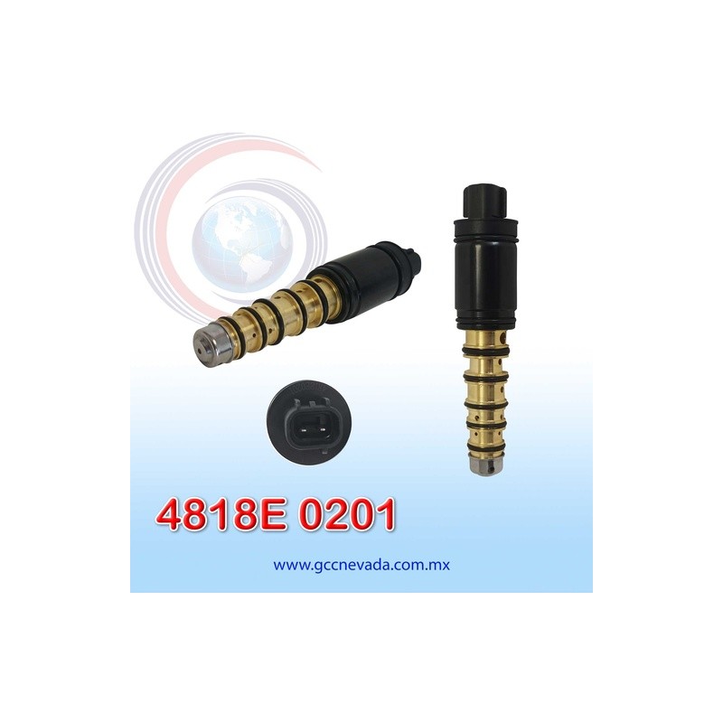 VALVULA DE C/ELECT TOYOTA CAMRY/ COROLLA / DENSO 6SEU12C / 6SEU16C 123MM NEVADA | GCC NEVADA