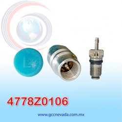 VALVULA DE SERVICIO UNIV P/SOLDAR 10X1.25 R-134-A DE BAJA (KIT) PAQ. 10 uds NEVADA ASIA | GCC NEVADA