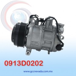 COMPRESOR MERCEDES BENZ C250 AÑO 15/18 / C300 15/20 / C63 AMG 19/20 6PK 6SAS14C 12V R-134-A NEVADA ASIA | GCC NEVADA