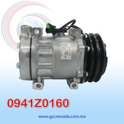 COMPRESOR 709 SD7H15 4626/4699/4780 TOMA VERTICAL ORING JD R-134-A T/P 2A 132MM 12V NEVADA ASIA | GCC NEVADA