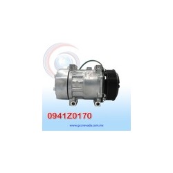 COMPRESOR 709 SD7H15 8295 SCANIA G410 AÑO 20/21 TOMA VERTICAL MUFFLER R-134-A T/P 8PK 120MM 24V NEVADA ASIA | GCC NEVADA