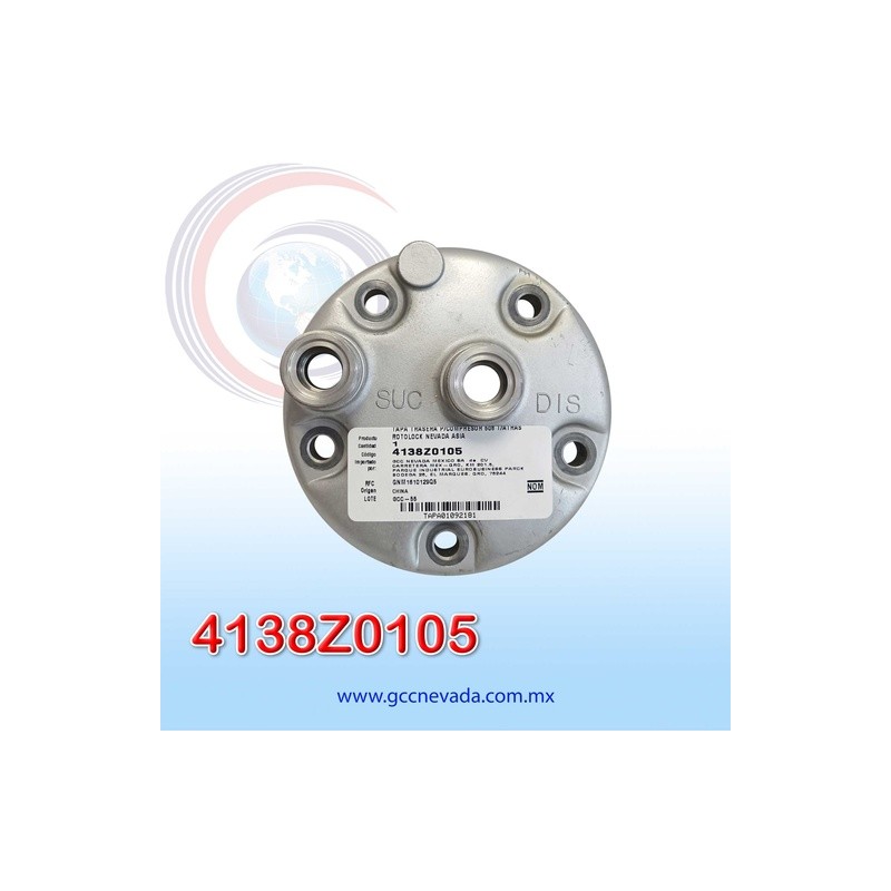 TAPA TRASERA P/COMPRESOR 508 T/ATRAS ROTOLOCK NEVADA ASIA | GCC NEVADA