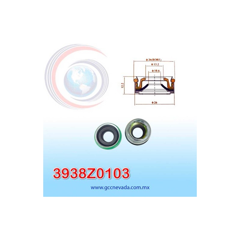 SELLO COMPRESOR 508 STD TEFLON NEVADA ASIA | GCC NEVADA