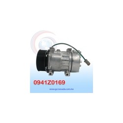 COMPRESOR 709 SD7H15 8295 SCANIA G410 AÑO 20/21 TOMA VERTICAL MUFFLER R-134-A T/P 10PK 120MM 24V NEVADA ASIA | GCC NEVADA