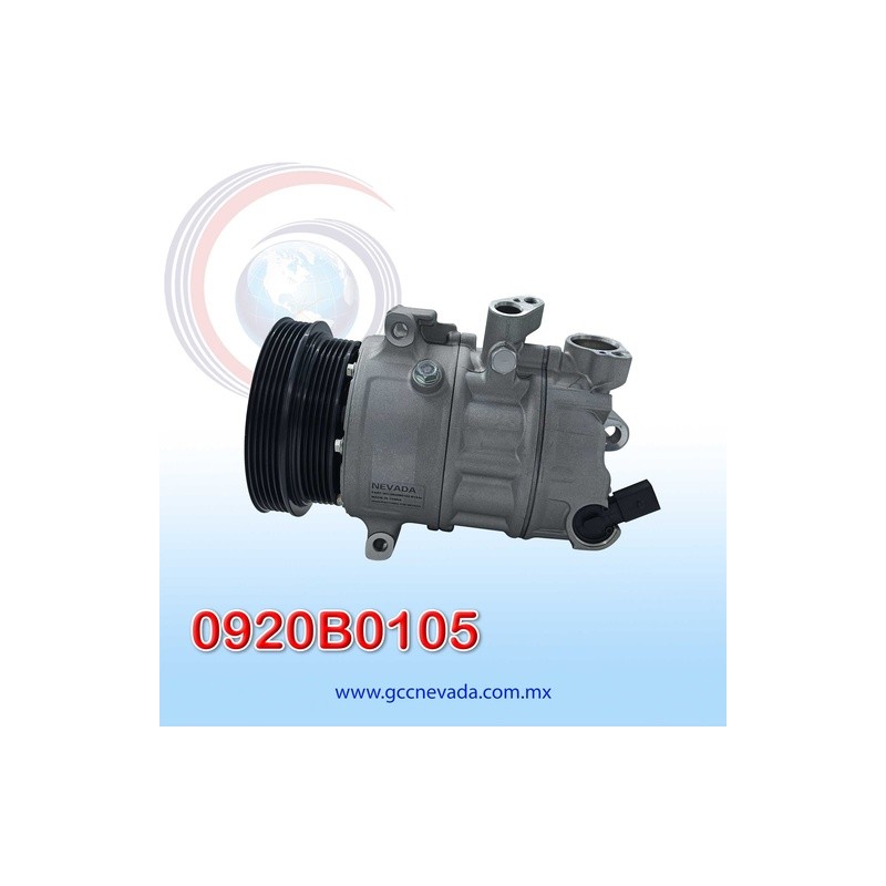 COMPRESOR VOLKSWAGEN JETTA AÑO 05/14 / GOLF 10/14 / BEETLE 06/17 2A NEVADA ASIA | GCC NEVADA