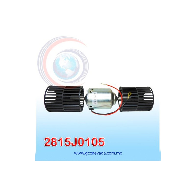 BLOWER MOTOR NISSAN URVAN AÑO 02/11 2 EJES CWW GIRO DERECHO 12V C/T NEVADA ASIA | GCC NEVADA