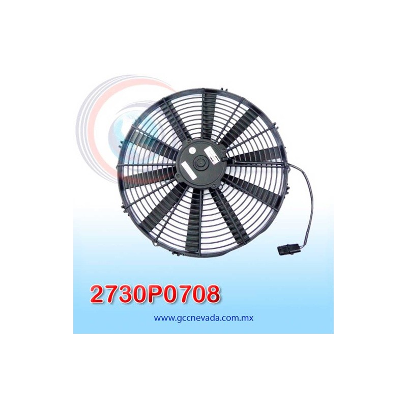 MOTOR ELECTRO VENTILADOR UNIVERSAL 16" ASPA RECTA 24V SPAL ITALIA | GCC NEVADA