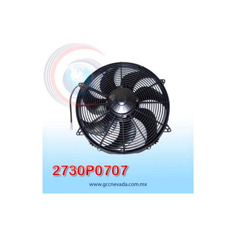 MOTOR ELECTRO VENTILADOR UNIVERSAL 16" HELICOIDAL 24V SPAL ITALIA | GCC NEVADA