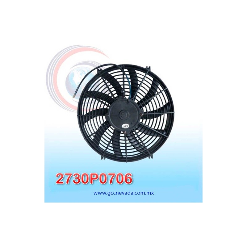 MOTOR ELECTRO VENTILADOR UNIV 16" S HELICOIDAL 130W 12V 4 CARBONES NEVADA ASIA | GCC NEVADA