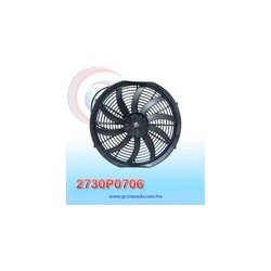 MOTOR ELECTRO VENTILADOR UNIV 16" S HELICOIDAL 130W 12V 4 CARBONES NEVADA ASIA | GCC NEVADA