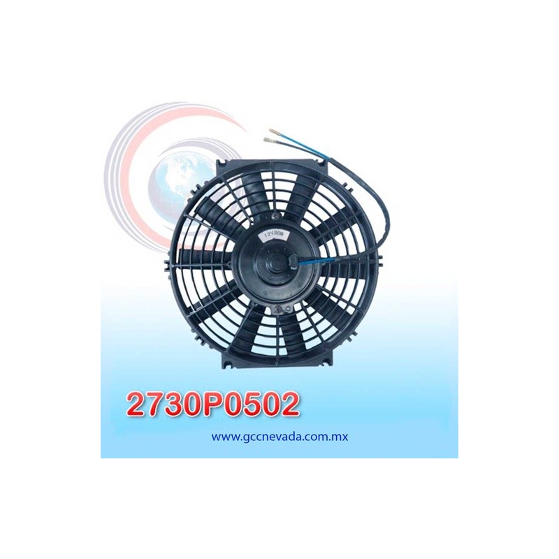 MOTOR ELECTRO VENTILADOR UNIV 13" L ASPA RECTA 80W 12V NEVADA ASIA | GCC NEVADA