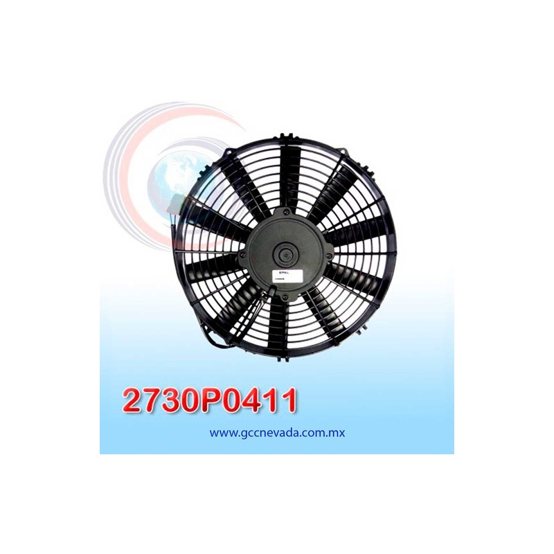 MOTOR ELECTRO VENTILADOR UNIVERSAL 12" ASPA RECTA 24V SPAL ITALIA | GCC NEVADA
