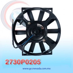 MOTOR ELECTRO VENTILADOR UNIV 10" L ASPA RECTA C/BASE (PULL) 12V NEVADA ASIA | GCC NEVADA