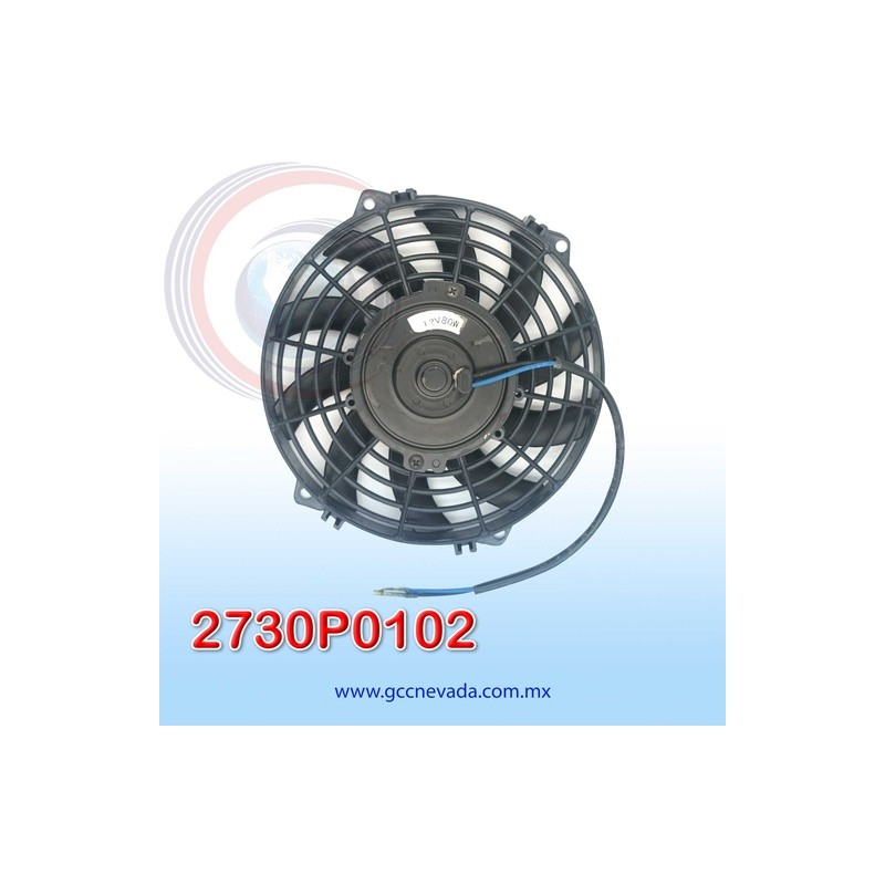 MOTOR ELECTRO VENTILADOR UNIV 09" S HELICOIDAL 80W 12V NEVADA ASIA | GCC NEVADA