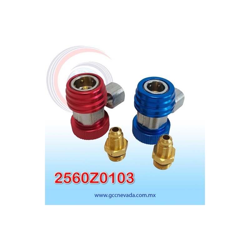ADAPTADOR UNIVERSAL CARGA ALTA/BAJA R-134 RECTO ASIA | GCC NEVADA
