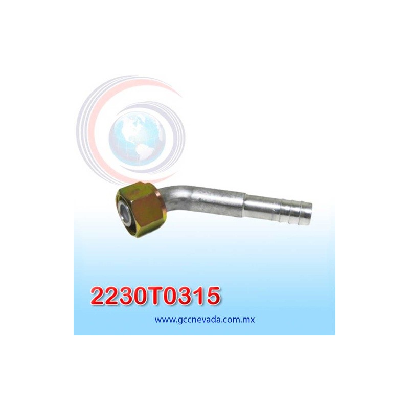 FITTING UNIVERSAL ORING #10 (1/2") 45° T/ACERO (PAQ 10) IMP | GCC NEVADA