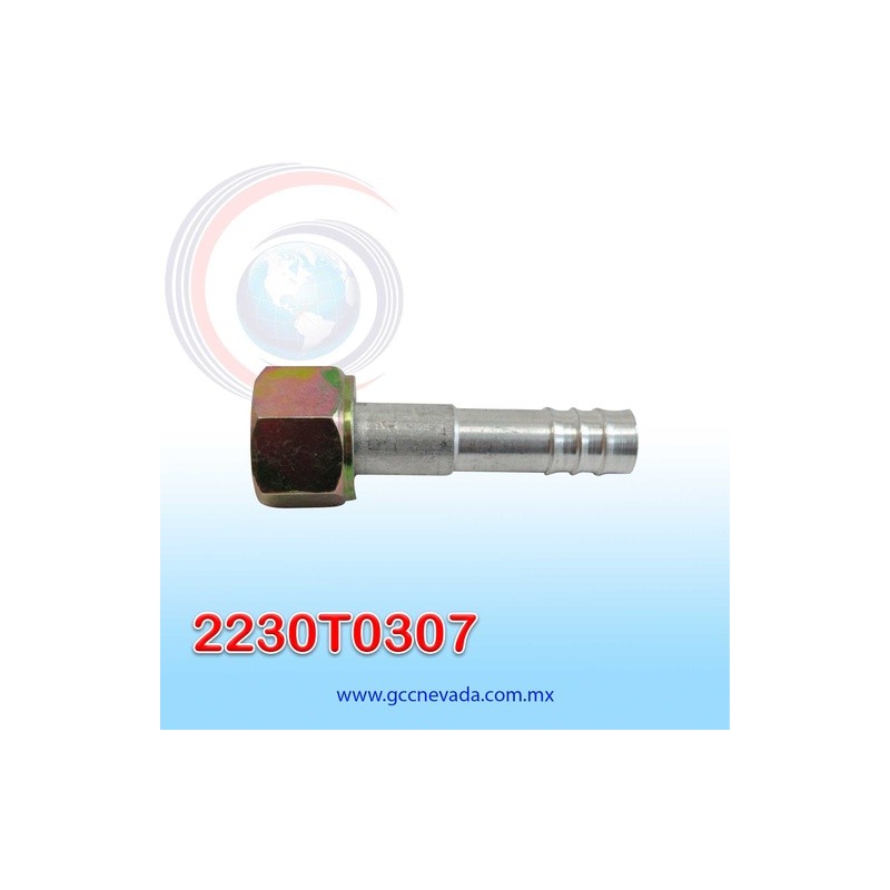 FITTING UNIVERSAL ORING # 10 (1/2") RECTO T/ACERO NEVADA (PAQ 10) ASIA | GCC NEVADA