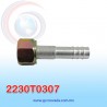 FITTING UNIVERSAL ORING # 10 (1/2") RECTO T/ACERO NEVADA (PAQ 10) ASIA | GCC NEVADA