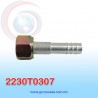 FITTING UNIVERSAL ORING # 10 (1/2") RECTO T/ACERO NEVADA (PAQ 10) ASIA | GCC NEVADA