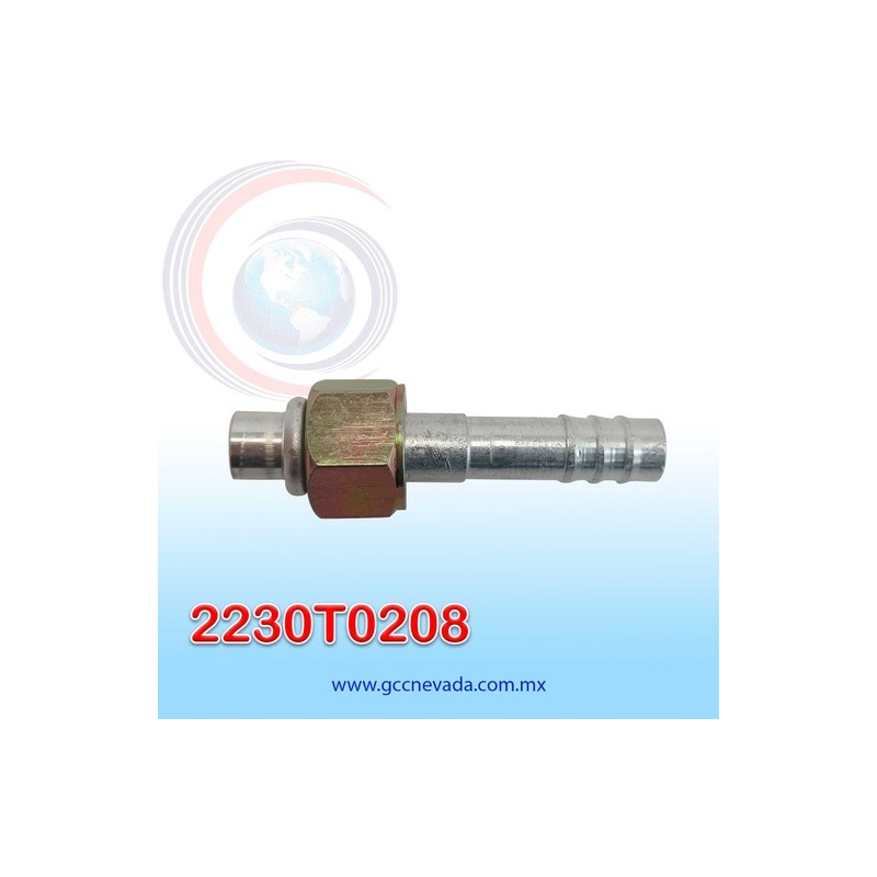 FITTING UNIVERSAL ORING # 08 (13/32") RECTO T/ACERO ( PAQ 10) ASIA | GCC NEVADA