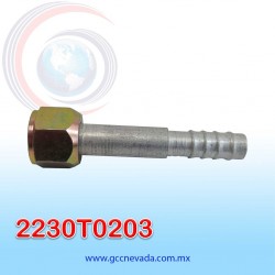 FITTING UNIVERSAL ORING # 08 (13/32") RECTO T/ACERO (PAQ 10) IMP | GCC NEVADA