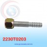 FITTING UNIVERSAL ORING # 08 (13/32") RECTO T/ACERO (PAQ 10) IMP | GCC NEVADA