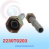 FITTING UNIVERSAL ORING # 08 (13/32") RECTO T/ACERO (PAQ 10) IMP | GCC NEVADA