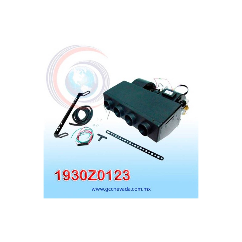 EVAPORADOR UNIV 4 DUCTOS 2" 1/2 13000 BTU 12V ( NEGRO) NEVADA ASIA | GCC NEVADA