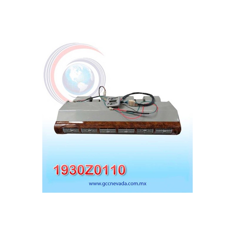 EVAPORADOR UNIV 6 REJILLAS CONCORD 12V (COLOR MADERA) SW / MANUAL NEVADA ASIA | GCC NEVADA
