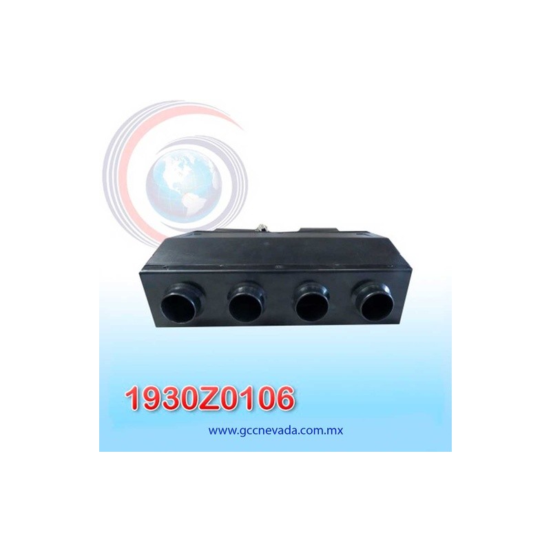 EVAPORADOR UNIV 4 DUCTOS 2" 13000 BTU 12V (NEGRO) NEVADA ASIA | GCC NEVADA