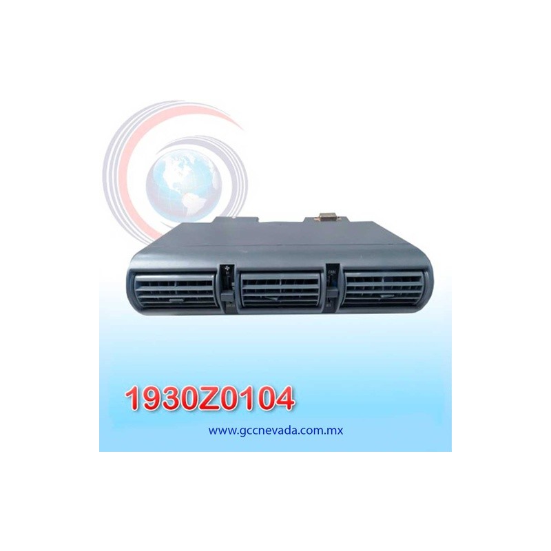 EVAPORADOR UNIV CON FRONTAL 3 REJILLAS 17000 BTU 12V (GRIS) NEVADA ASIA | GCC NEVADA