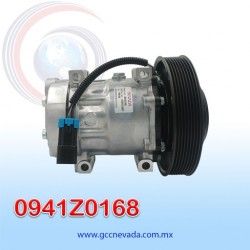 COMPRESOR 709 SD7H15 4326/4324/4116 VOLVO AÑO 08/09 VNM TOMA HORIZONTAL WD R-134-A T/P 8PK 176MM 12V NEVADA ASIA | GCC NEVADA