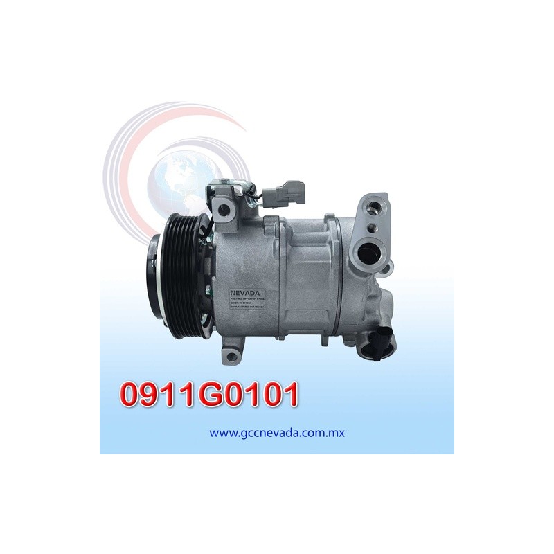 COMPRESOR JEEP COMPASS AÑO 17-22 6PK 111MM 12V 6SEU14C NEVADA ASIA | GCC NEVADA