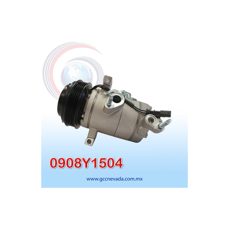 COMPRESOR CHEVROLET ONIX TURBO AÑO 19/23 / TACKER TURBO R-134-A 5PK 12V ASIA | GCC NEVADA