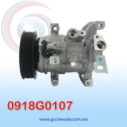 COMPRESOR TOYOTA HILUX VIGO / REVO AÑO 15/18 2.4L / 2.7L DIESEL R-134-A T/P 7PK 12V 124MM 10SRE11C NEVADA ASIA | GCC NEVADA