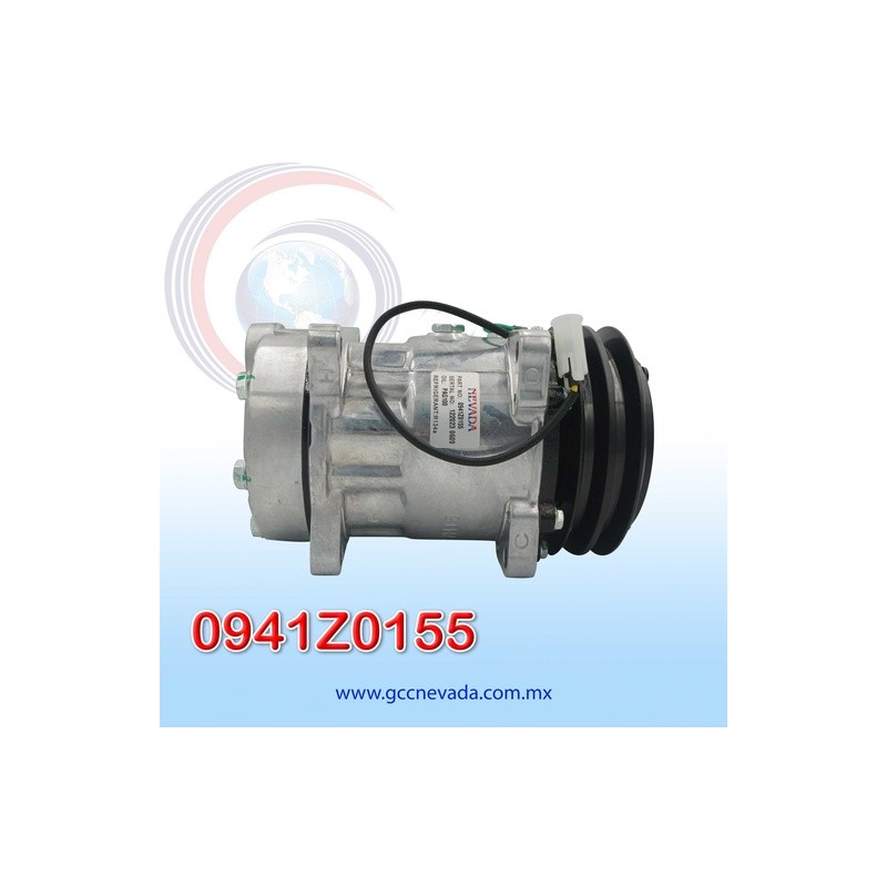 COMPRESOR 709 SHD7H15 8045 TOMA HORIZONTAL MUFFLER PAD WZ R-134-A 8 OREJAS 2A 132MM 24V NEVADA ASIA | GCC NEVADA