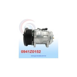 COMPRESOR 709 SHD7H15 4737/4595 TOMA HORIZONTAL MUFFLER PAD GK R-134-A 8 OREJAS 8PK 132MM 12V NEVADA ASIA | GCC NEVADA