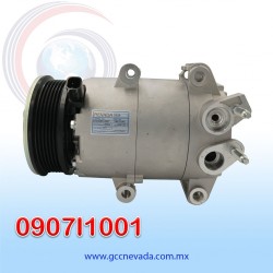 COMPRESOR FORD FIESTA AÑO 14-19 1.6L R-134-A T/P 6PK 108MM 12V VS16 ASIA | GCC NEVADA