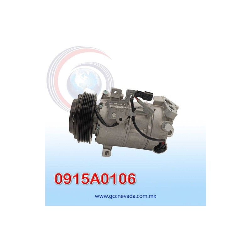 COMPRESOR NISSAN SENTRA AÑO 13-17 / TSURU 14-15 / NISSAN ROGUE SPORT 2017 T/P 6PK 118MM 12V PXC14 NEVADA ASIA | GCC NEVADA