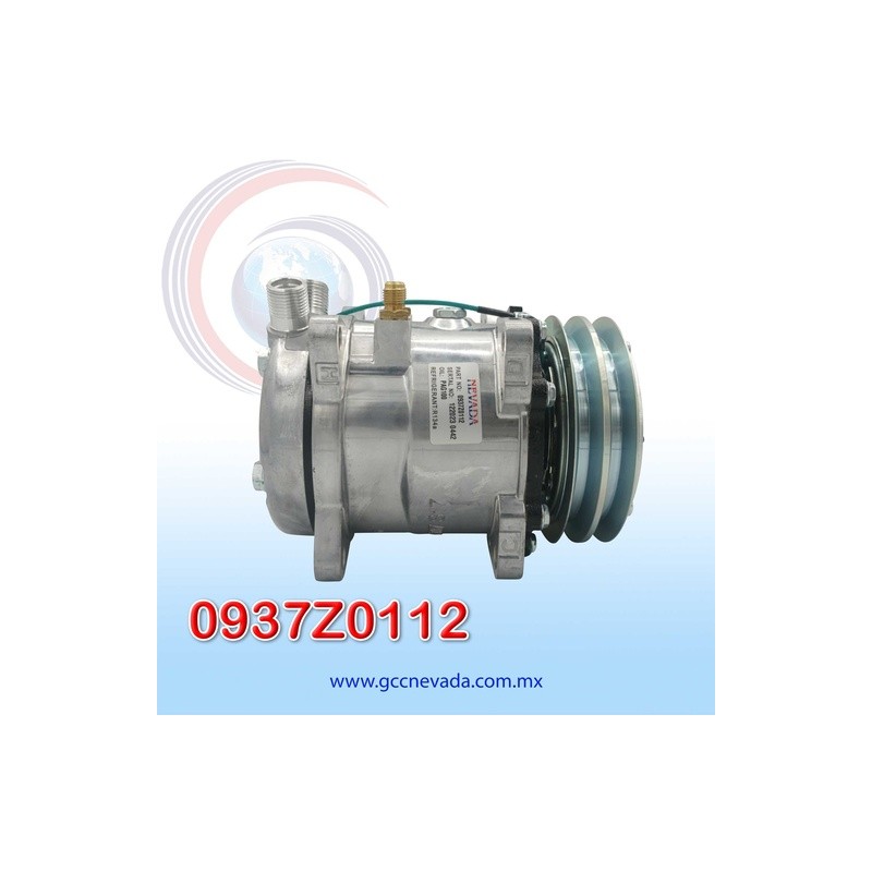 COMPRESOR 507 STD R-134-A 8 OREJAS ORING 24V 2A NEVADA ASIA | GCC NEVADA