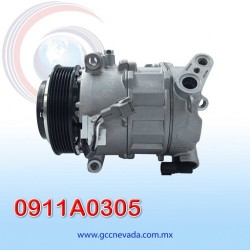 COMPRESOR CHRYSLER 200 AÑO 15-17 / JEEP CHEROKEE 14-22 R-134-A 12V 120MM 6PK 7SBH17C ASIA | GCC NEVADA
