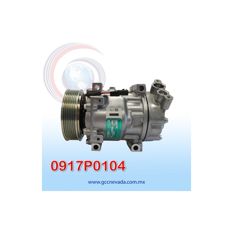 COMPRESOR RENAULT DUSTER MOD-1815 R-134- 7PK SANDEN FRANCIA | GCC NEVADA