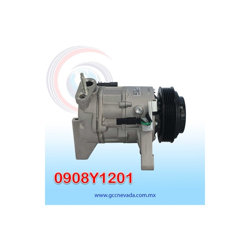 COMPRESOR CHEVROLET EQUINOX AÑO 12-15 / IMPALA 12-13 / IMPALA LIMITE 14-16 / GMC TERRAIN 12-15 6PK 120MM 12V R-134-A 7SBH17H ASI