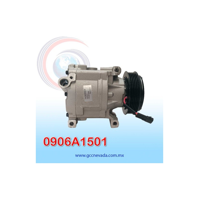 COMPRESOR FIAT 500 AÑO 12-19 / PANDA 07-12 SCSB06C 5PK 12V 105MM ASIA | GCC NEVADA